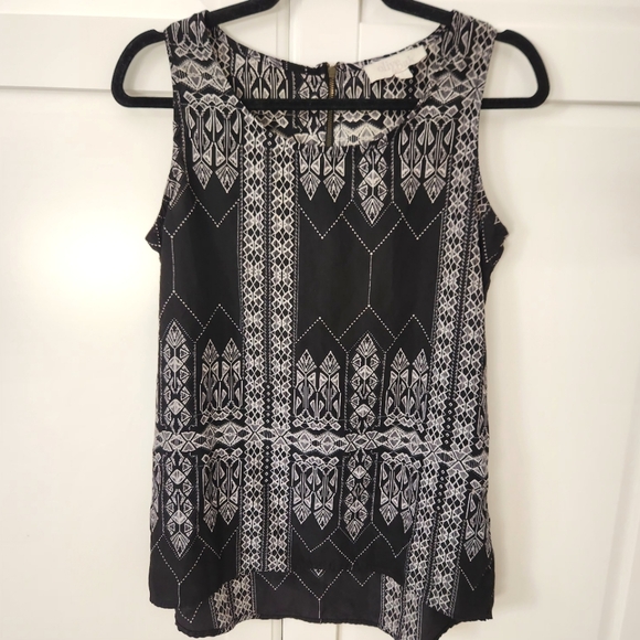 OLIVE & OAK Black White blouse - Picture 1 of 6